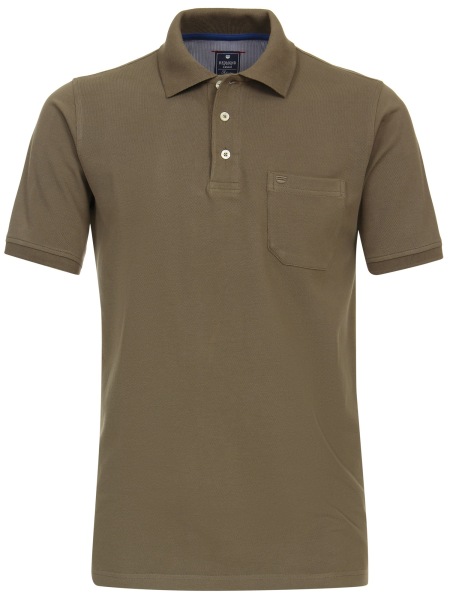 Redmond Poloshirt - Casual Fit - Pique - olivgrün - 900 613 