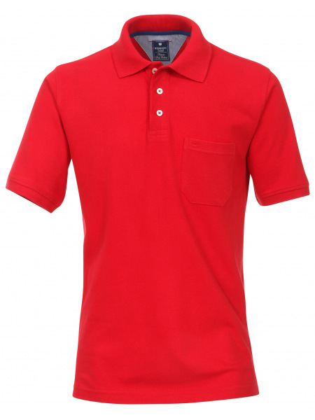 Redmond Poloshirt - Casual Fit - Pique - rot - 900 500 