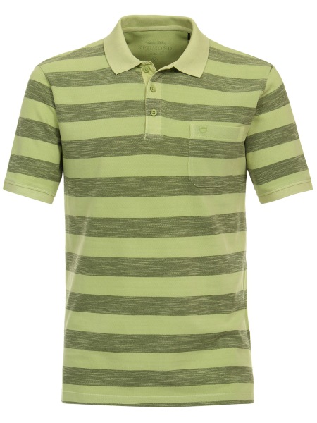 Redmond Poloshirt - Regular Fit - Streifen - grün - 241900900 61 