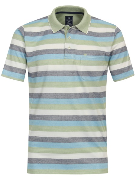 Redmond Poloshirt - Regular Fit - Streifen - grün - 241880900 60 