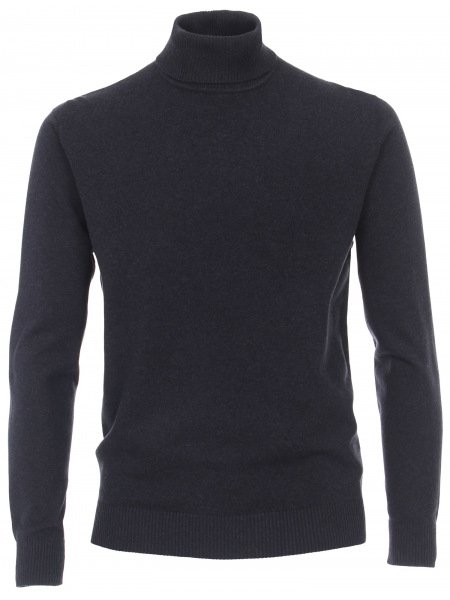 Redmond Pullover - Rollkragen - blau - 501 11 