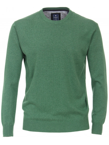 Redmond Pullover - Rundhals-Ausschnitt - grün - 500 625 