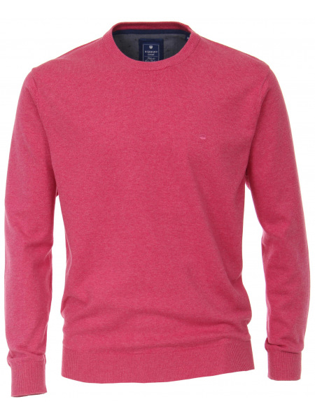 Redmond Pullover - Rundhals-Ausschnitt - pink - 500 509 