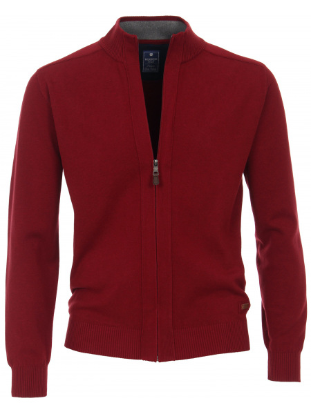 Redmond Strickjacke / Cardigan - dunkelrot - 681 58 