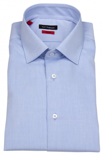 Roy Robson Hemd - Slim Fit - Kentkragen - hellblau - 5010 - A450 