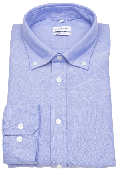Seidensticker Hemd - Regular Fit - Button Down Kragen - Oxford - hellblau - 117632 13 