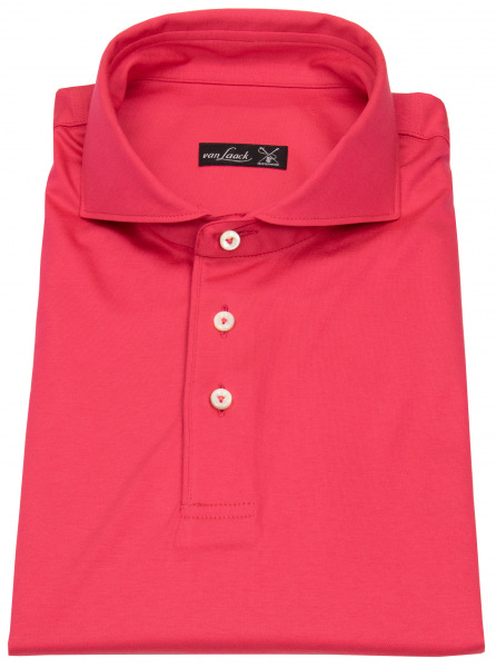 van Laack Poloshirt - Regular Fit - Haikragen - rot - 1721 180031 450 