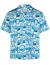 Thumbnail 1- A Fish Named Fred Kurzarmhemd - Modern Fit - Postkarten - blau