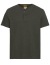 Thumbnail 1- Camel Active T-Shirt - Regular Fit - mit Knopfleiste - Bio Baumwolle - dunkelgrün