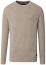 Thumbnail 1- Casa Moda Pullover - Rundhals Ausschnitt - Struktur - beige