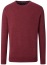 Thumbnail 1- Casa Moda Pullover - Rundhals Ausschnitt - Struktur - rot