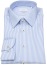 Thumbnail 1- Eterna Hemd - Modern Fit - Natural Stretch - Streifen - hellblau - extra langer 68cm Arm