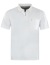 Thumbnail 1- Hajo Poloshirt - Regular Fit - Softknit - Reissverschluss - weiß
