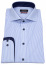 Thumbnail 1- Hatico Hemd - Modern Fit - Kontrastknöpfe - Streifen - hellblau / weiß