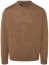 Thumbnail 1- MAERZ Muenchen Pullover - Comfort Fit - Rundhals - Merinowolle - braun - ohne OVP