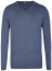 Thumbnail 1- MAERZ Muenchen Pullover - Modern Fit - V-Ausschnitt - blau