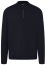 Thumbnail 1- MAERZ Muenchen Pullover - Regular Fit - Troyerkragen - Struktur - dunkelblau