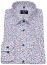 Thumbnail 1- Marvelis Hemd - Body Fit - Kontrastknöpfe - Print - blau / rot / weiß