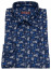 Thumbnail 1- Marvelis Hemd - Body Fit - Print - dunkelblau / weiß