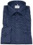 Thumbnail 1- Marvelis Hemd - Modern Fit - Print - dunkelblau / hellblau