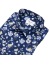 Thumbnail 2- Marvelis Kurzarmhemd - Modern Fit - florales Muster - blau