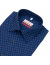 Thumbnail 2- Marvelis Kurzarmhemd - Modern Fit - Print - dunkelblau / weiß