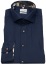 Thumbnail 1- OLYMP Hemd - Level Five Body Fit - Struktur - dunkelblau - extra langer 69cm Arm