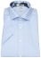Thumbnail 1- OLYMP Kurzarmhemd - Level Five Body Fit - Faux Uni Struktur - hellblau