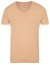 Thumbnail 1- OLYMP Level Five Body Fit - T-Shirt - V-Ausschnitt - caramel - ohne OVP