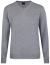 Thumbnail 1- OLYMP Pullover - Regular Fit - Merinowolle - V-Ausschnitt - grau - ohne OVP