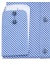Thumbnail 4- Pure Hemd - Slim Fit - FLXBL Shirt - Haifischkragen - Print - blau / hellblau