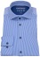 Thumbnail 1- Pure Hemd - Slim Fit - Functional Shirt - Haikragen - Streifen - blau / weiß