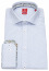 Thumbnail 1- Pure Hemd - Slim Fit - Print - weiß / blau
