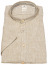 Thumbnail 1- Pure Kurzarmhemd - Slim Fit - Stehkragen - Leinen - hellbraun