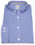 Thumbnail 1- Pure Trachtenhemd - Slim Fit - Stehkragen - Streifen - blau / weiß