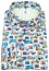 Thumbnail 1- R2-Amsterdam Hemd - Modern Fit - Haifischkragen - bunte Autos
