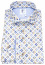 Thumbnail 1- R2-Amsterdam Hemd - Modern Fit - Haifischkragen - Print - blau / braun / weiß