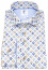 Thumbnail 1- R2-Amsterdam Hemd - Modern Fit - Haifischkragen - Print - blau / braun / weiß