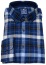 Thumbnail 1- Redmond Hemd - Regular Fit - Button Down - Flanell - kariert - blau