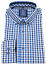 Thumbnail 1- Redmond Hemd - Regular Fit - Button Down Kragen - kariert - blau / weiß