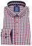 Thumbnail 1- Redmond Hemd - Regular Fit - Button Down Kragen - kariert - rot / blau / weiß