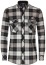 Thumbnail 3- Redmond Hemd - Regular Fit - Button Down Kragen - kariert - schwarz / grau
