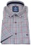 Thumbnail 1- Redmond Kurzarmhemd - Comfort Fit - Button Down Kragen - kariert - blau / rot