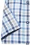 Thumbnail 4- Redmond Kurzarmhemd - Comfort Fit - kariert - blau / hellblau