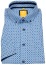 Thumbnail 1- Redmond Kurzarmhemd - Modern Fit - Button Down Kragen - blau / weiß