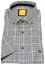 Thumbnail 1- Redmond Kurzarmhemd - Modern Fit - Button Down Kragen - kariert - blau / gelb