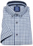 Thumbnail 1- Redmond Kurzarmhemd - Regular Fit - Button Down Kragen - kariert - blau