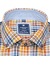 Thumbnail 3- Redmond Kurzarmhemd - Regular Fit - Button Down - Leinen - kariert - blau / orange