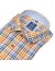 Thumbnail 2- Redmond Kurzarmhemd - Regular Fit - Button Down - Leinen - kariert - blau / orange