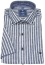 Thumbnail 1- Redmond Kurzarmhemd - Regular Fit - Button Down - Leinen - Streifen - blau / weiß